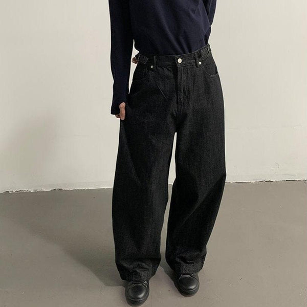 コリアンルーズデニムパンツ mf2995