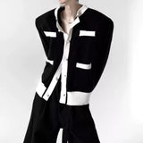 MODEFREAKのモードパールバイカラーカーディガン mf2977の画像