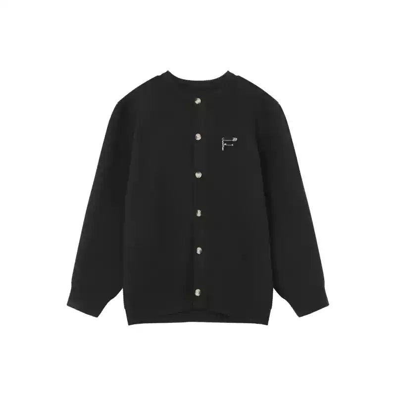 MODEFREAKのピンデザインクラシカルカーディガン mf3049の画像