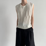 MODEFREAKのニットノースリーブトップスの画像3