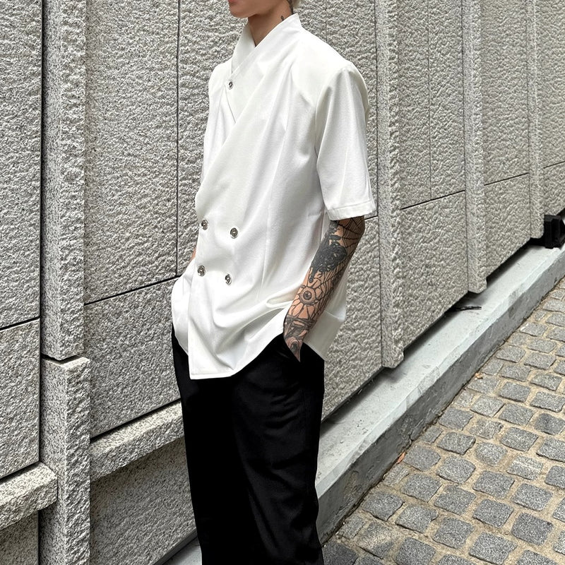 MODEFREAKの【6.25新作】アシンメトリーカラーコリアンサマージャケット mf3409の画像