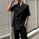 MODEFREAKの【6.25新作】アシンメトリーカラーコリアンサマージャケット mf3409の画像