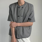 MODEFREAKのチェッククラシックトップスの画像1