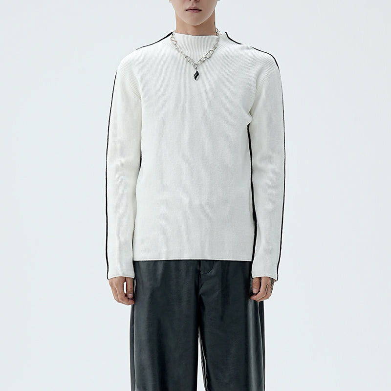 MODEFREAKの【9.15新作】バイカラーラインニットトップスの画像3