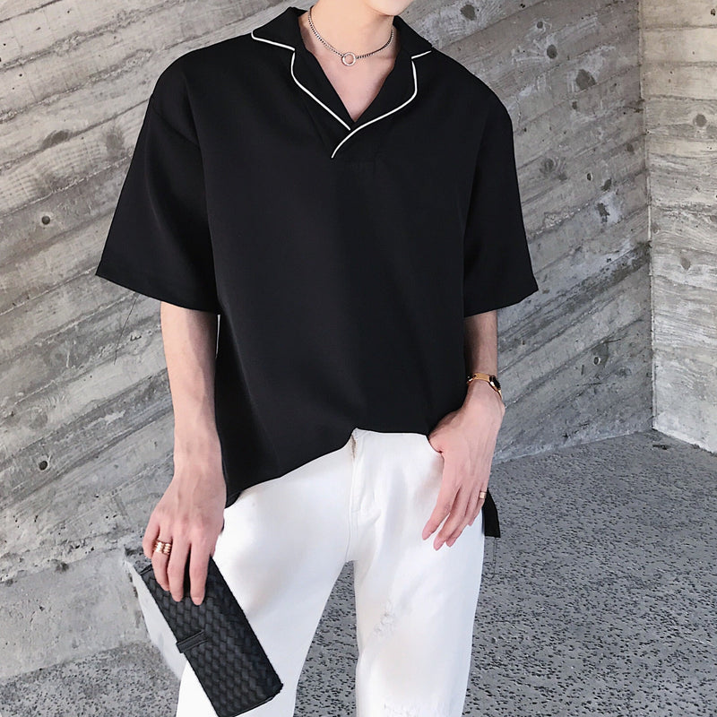 MODEFREAKのモノトーンラインシンプルトップスの画像1