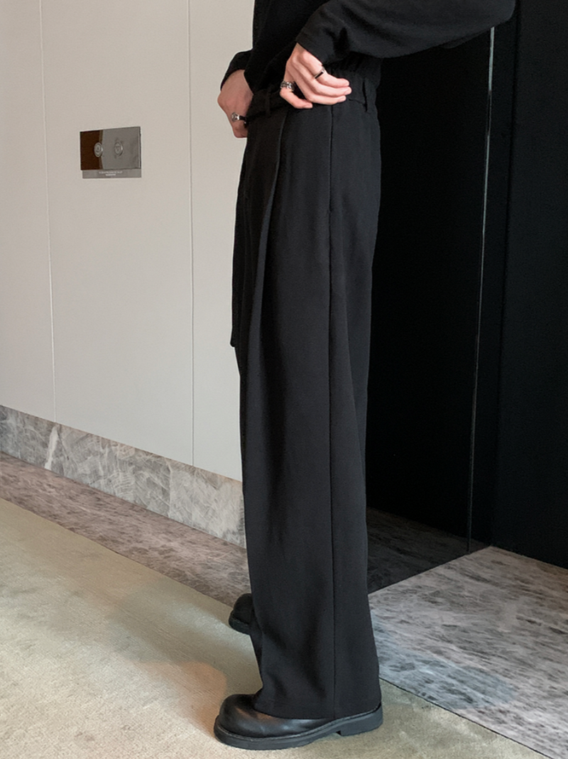 MODEFREAKのベルトデザインコリアンワイドパンツ mf2456の画像5