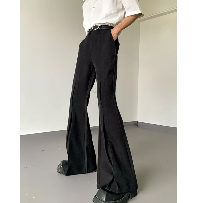 MODEFREAKのセンタープリーツコリアンスラックス mf3426の画像