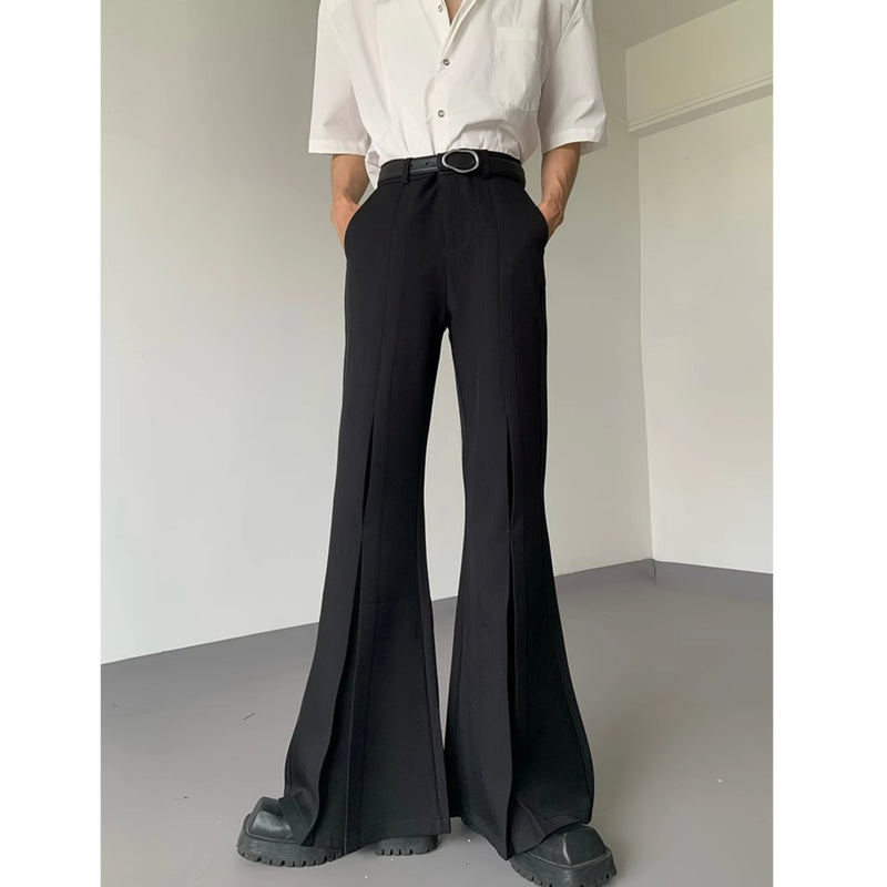 MODEFREAKのセンタープリーツコリアンスラックス mf3426の画像