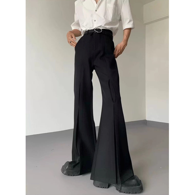 MODEFREAKのセンタープリーツコリアンスラックス mf3426の画像