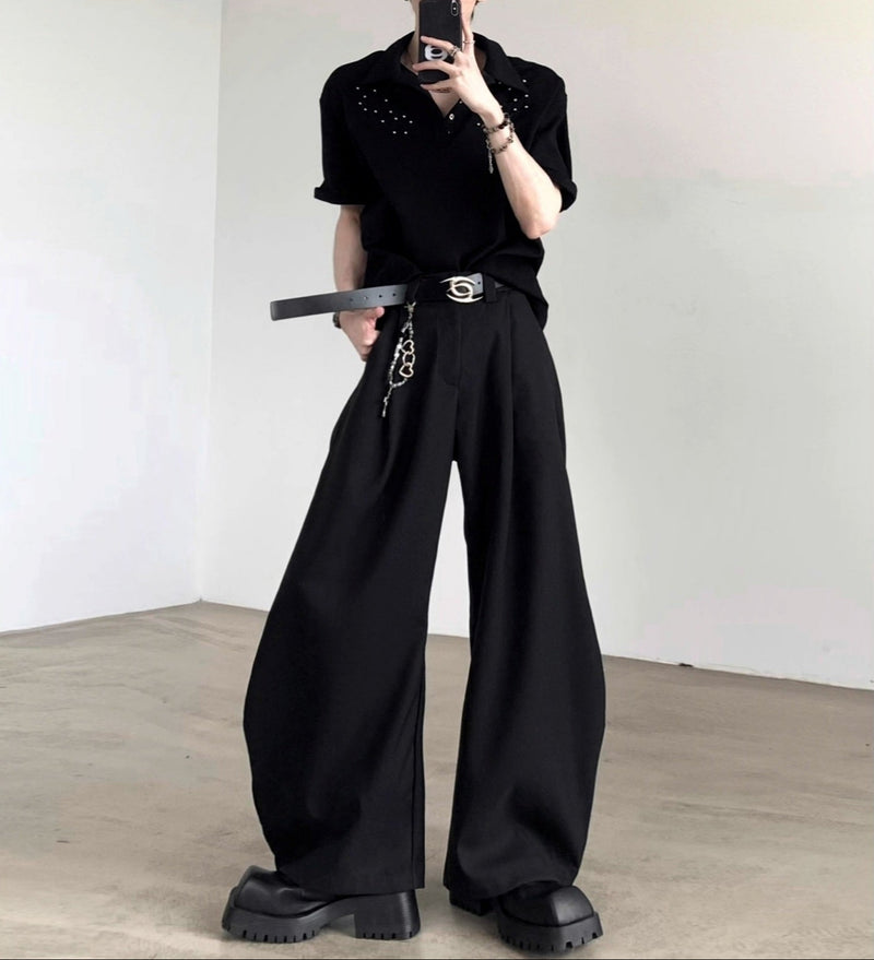 MODEFREAKのスタッズデザインカラートップス mf3466の画像