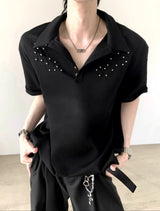 MODEFREAKのスタッズデザインカラートップス mf3466の画像