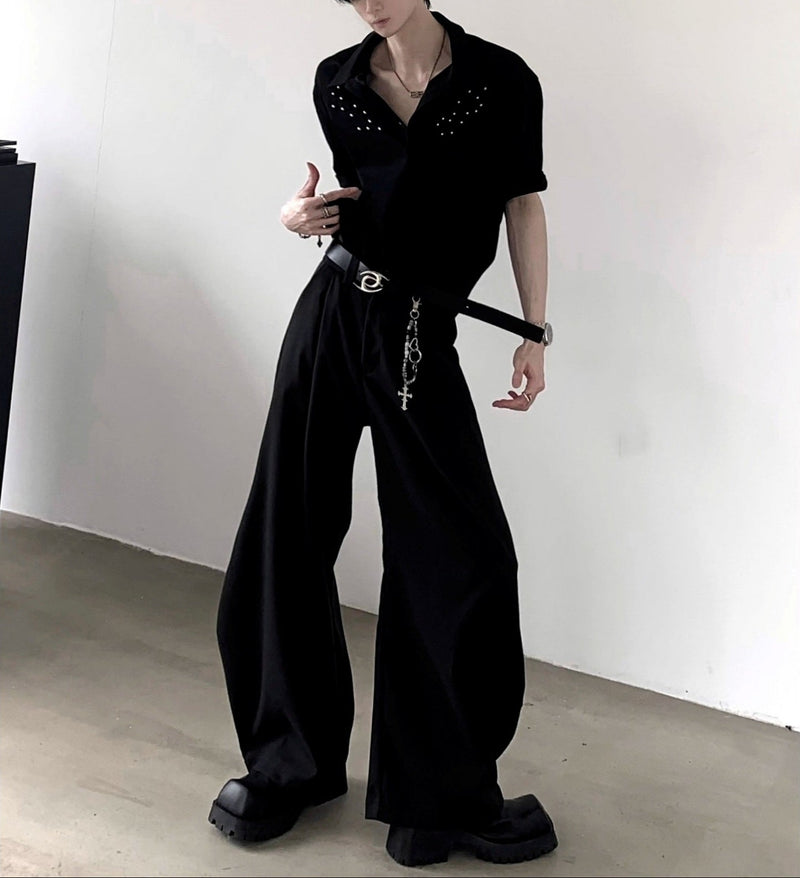 MODEFREAKのスタッズデザインカラートップス mf3466の画像