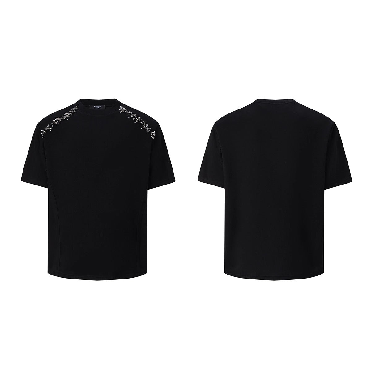 MODEFREAKのショルダーモードデザインTシャツ mf3468の画像