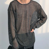 MODEFREAKの【最短即日発送】モノトーンメッシュトップス mf1869の画像