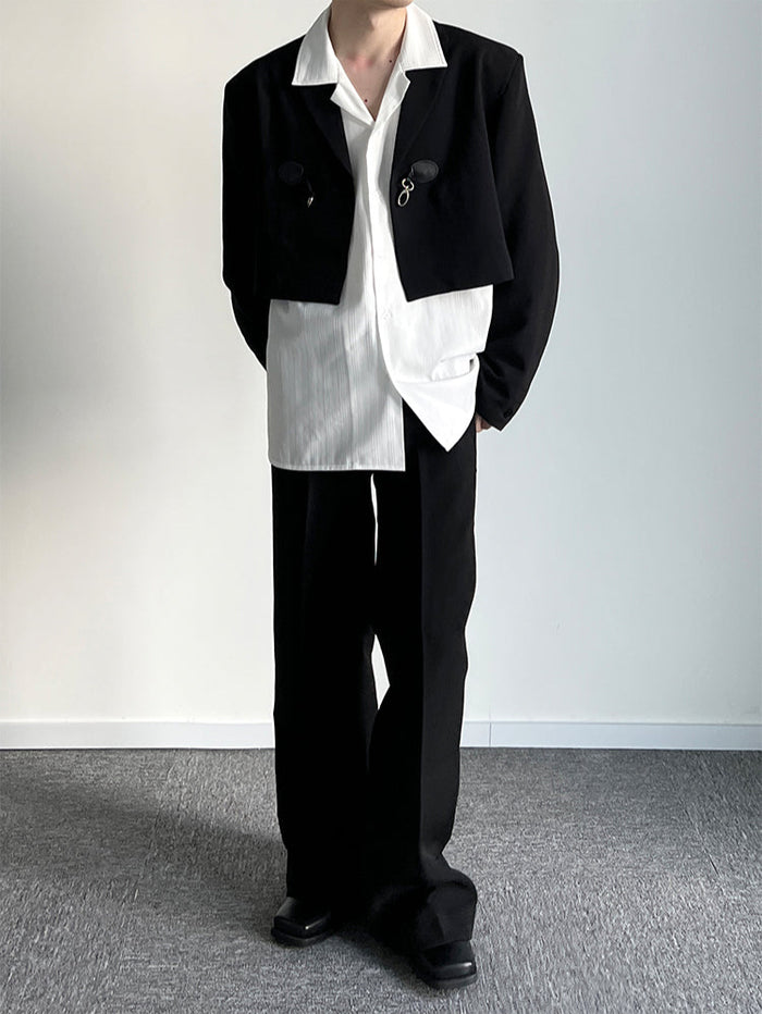 「かつきくん着用」Mutimer FLIGHT JACKET 短丈 Short Zip Up Work Jacket -Moleskin-(Black) - H-L