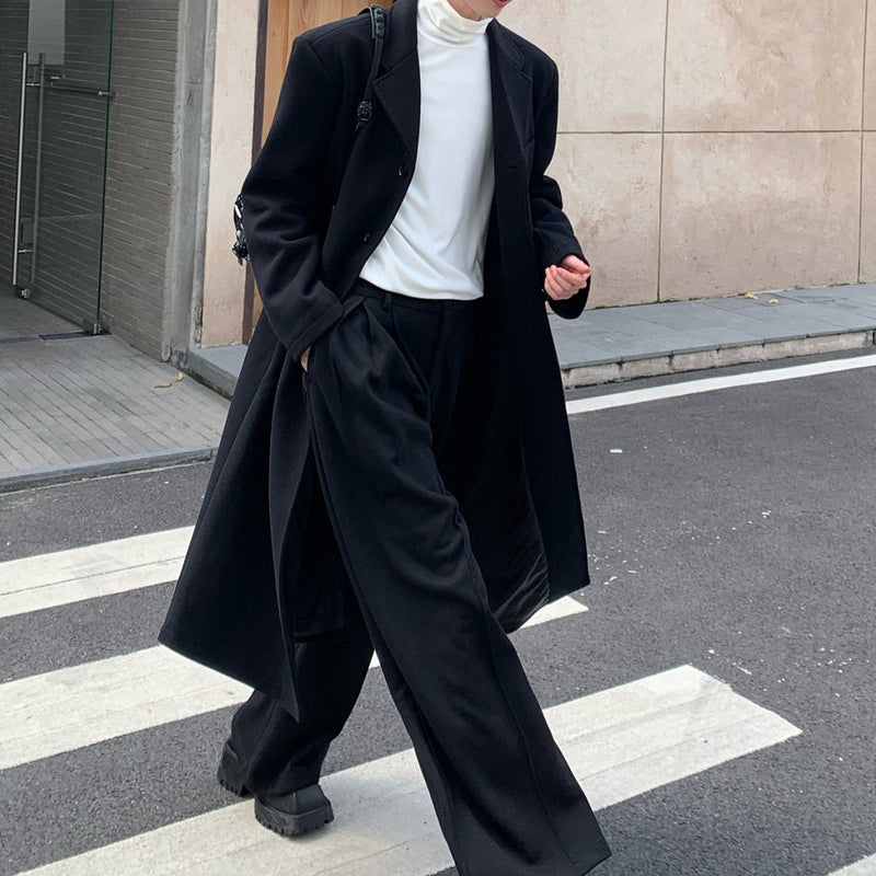 MODEFREAKのロングモノトーンチェスターコート mf2168の画像