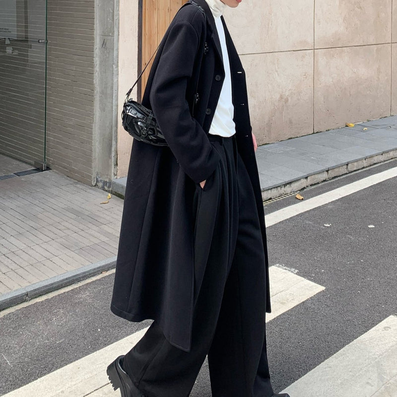MODEFREAKのロングモノトーンチェスターコート mf2168の画像