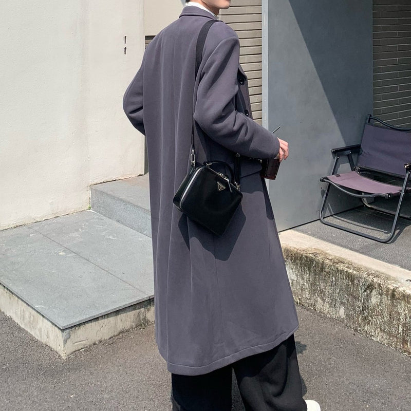 MODEFREAKのロングモノトーンチェスターコート mf2168の画像