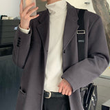 MODEFREAKのロングモノトーンチェスターコート mf2168の画像