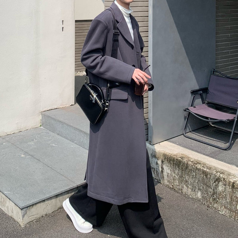 MODEFREAKのロングモノトーンチェスターコート mf2168の画像