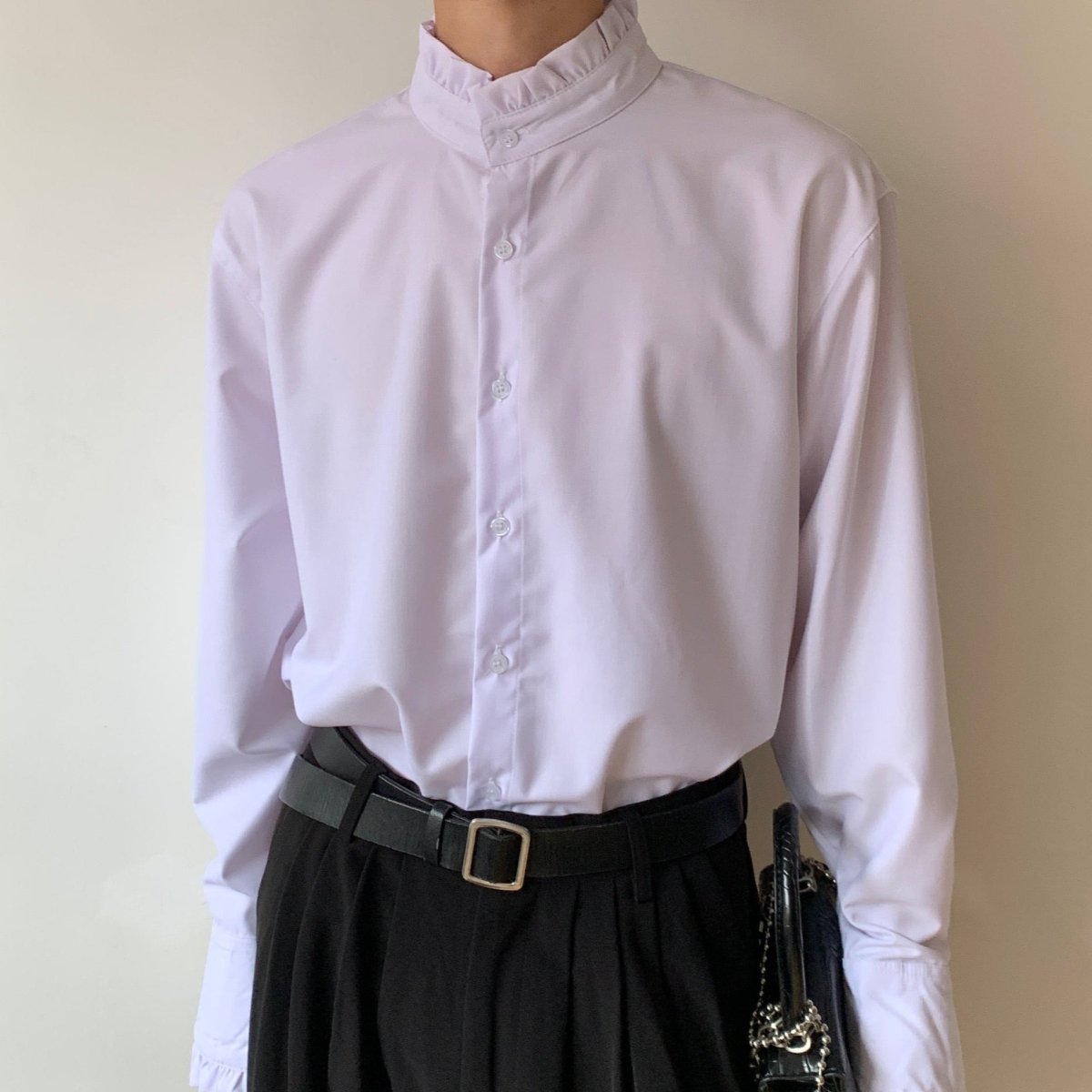MODEFREAKのラグジュアリーフリルシャツ mf2185の画像