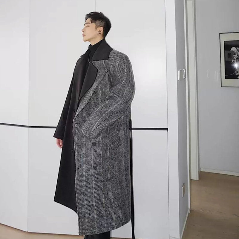 MODEFREAKの2カラーダブルトレンチコート mf0304の画像