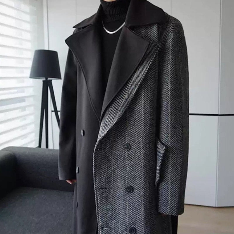MODEFREAKの2カラーダブルトレンチコート mf0304の画像