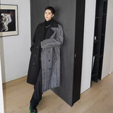 MODEFREAKの2カラーダブルトレンチコート mf0304の画像