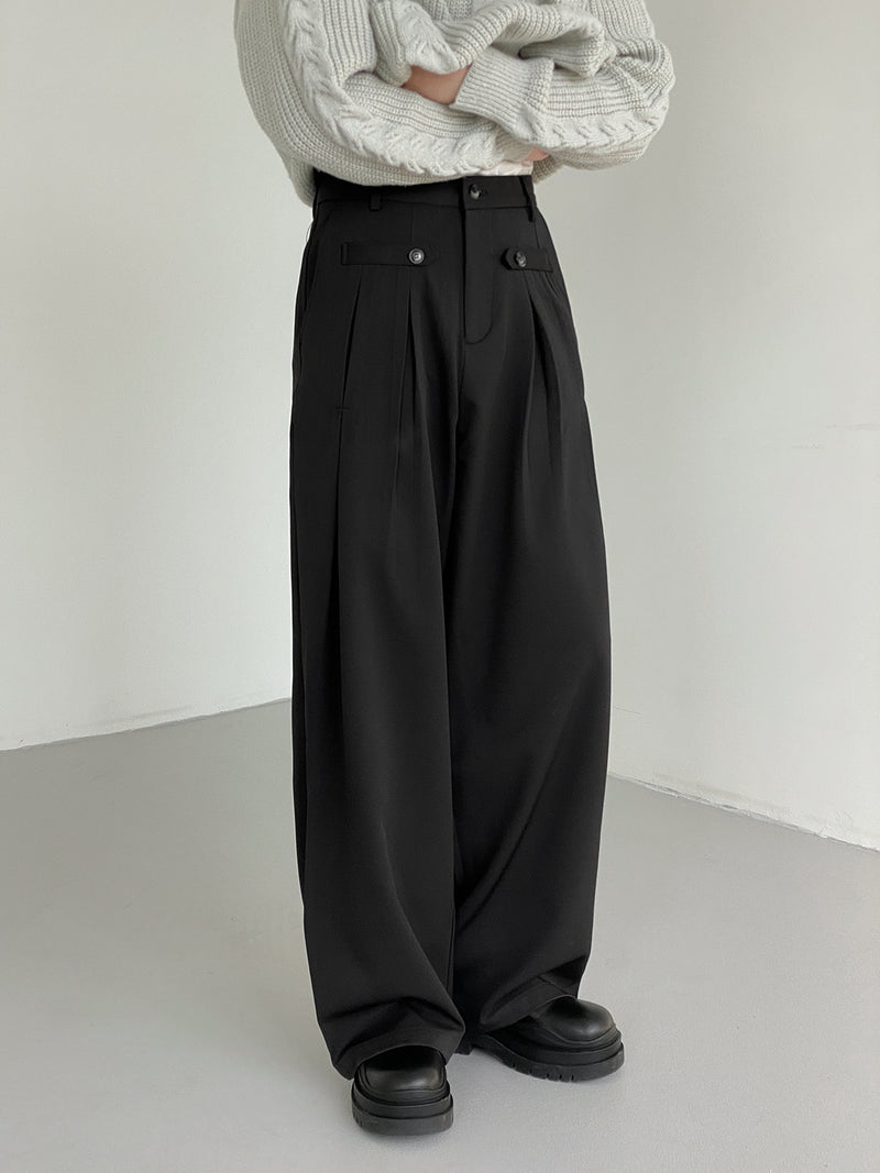MODEFREAKのタックコリアンスラックスの画像8