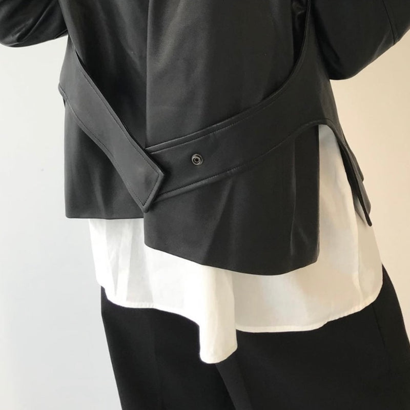 MODEFREAKのデザインレザージャケットの画像4