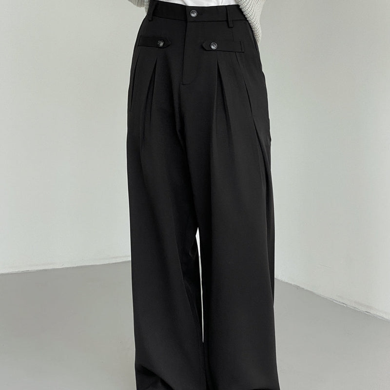 MODEFREAKのタックコリアンスラックスの画像11