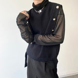 MODEFREAKのラインニットベストの画像3