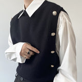 MODEFREAKのラインニットベストの画像4