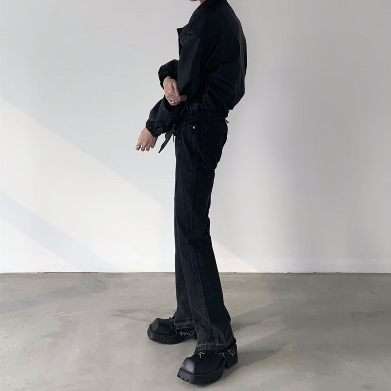 MODEFREAKのデニムラインスラックスの画像5
