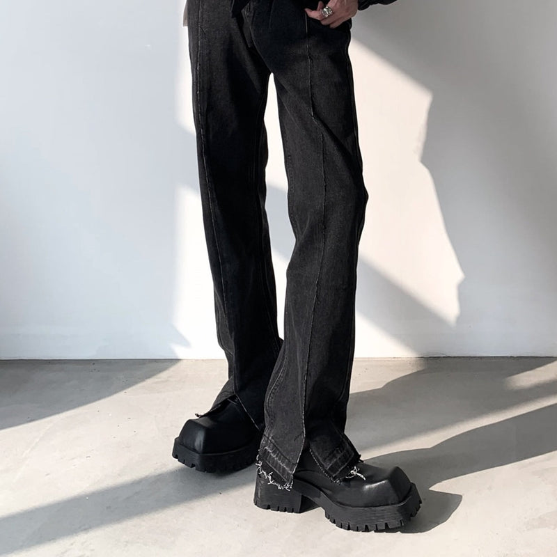 MODEFREAKのデニムラインスラックスの画像8