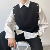 MODEFREAKのラインニットベストの画像2