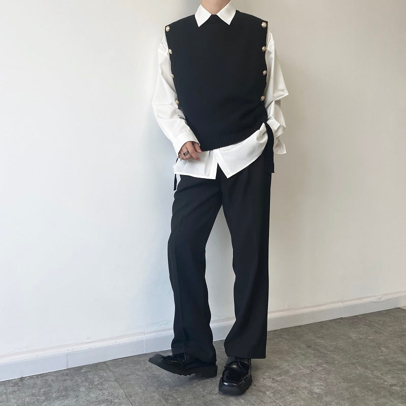 MODEFREAKのラインニットベストの画像5