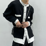 MODEFREAKのバイカラーワッフルカーディガンの画像13
