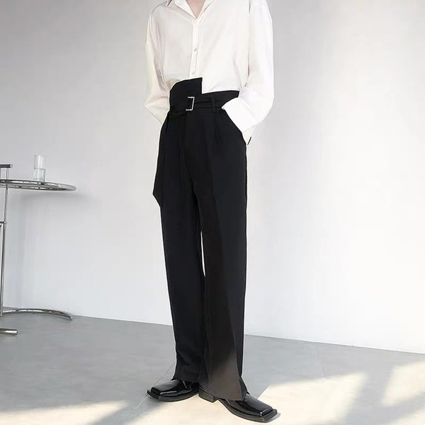 MODEFREAKのハイウエストスラックスパンツ mf0017の画像1