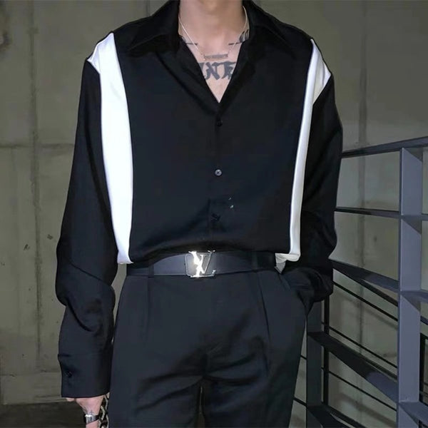 MODEFREAKのシンプルモノトーンシャツ　mf0059の画像1
