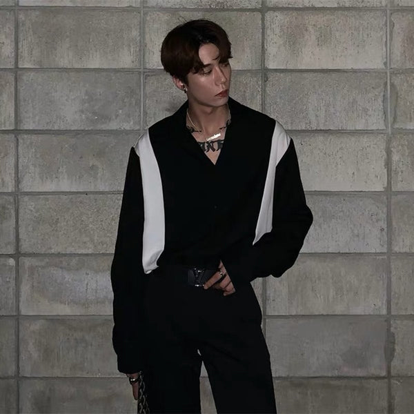MODEFREAKのシンプルモノトーンシャツ　mf0059の画像2