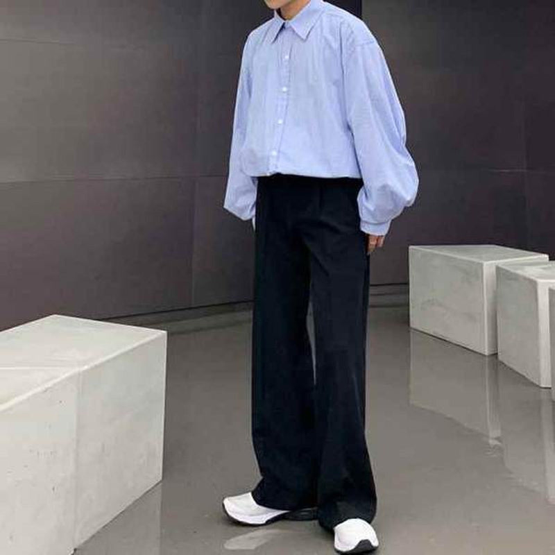 MODEFREAKのルーズシルエットフレアスラックス mf0183の画像