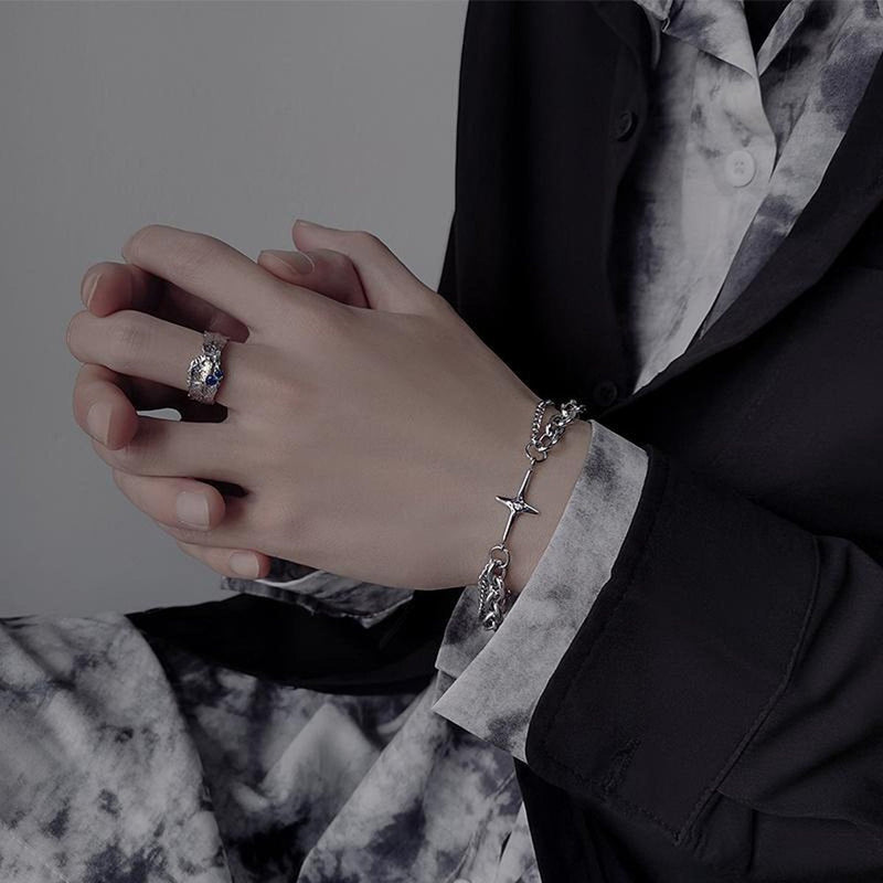 MODEFREAKのチェーンクロスブレスレット mf0276の画像