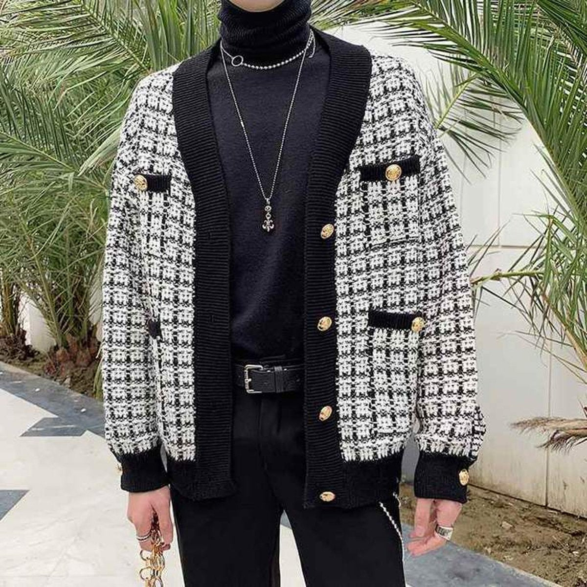 Idol Tweed Jacket mf0279【韓国モードファッション】