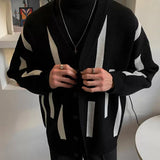 MODEFREAKのモノトーンデザインカーディガン mf0417の画像