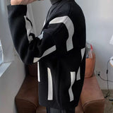 MODEFREAKのモノトーンデザインカーディガン mf0417の画像