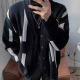 MODEFREAKのモノトーンデザインカーディガン mf0417の画像
