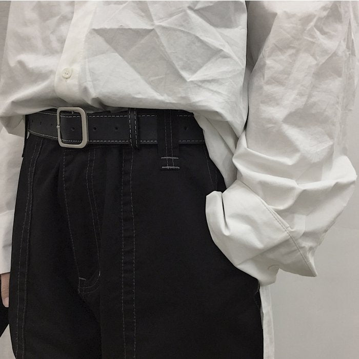 MODEFREAKのベーシックブラックベルト mf0547の画像4
