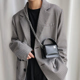 MODEFREAKのチェーンスモールレザーバッグ mf0576の画像