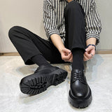 MODEFREAKの厚底レザーシューズ mf0654の画像